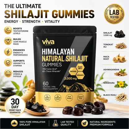 VivaNorra® Himalayan Gold Shilajit Gummies